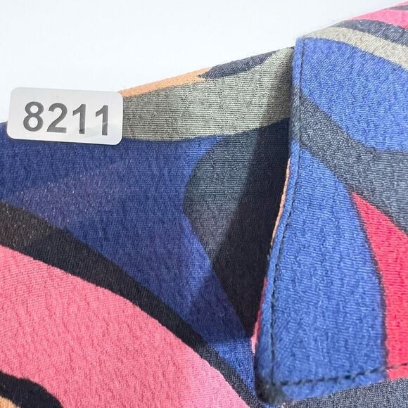 Ba&sh Shirt Dress Womens Medium Multicolor Catty Floral Long Sleeve Artsy - Picture 12 of 12